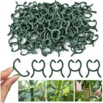 Sept - lot de 100 clips pour plantes pour tomates et concombres ¿ pinces rutilisables (2, 6 x 2 cm), ...