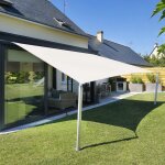 Sept - 2x3m crème voile d`ombrage rectangulaire, toile imperméable une protection des rayons uv a 95%, ... Sept - 2x3m crème voile d`ombrage rectangulaire, toile imperméable une protection des rayons uv a 95%, ...