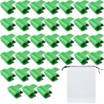 Sept - lot de 35 clips pour serre de jardin, clips pour tube d'ombrage de jardin et 1 sac  cordon pour ...
