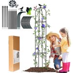 Sept - obélisque de jardin pour roses, 2022 birdhead obélisque de jardin amélioré, support pour plantes ... Sept - obélisque de jardin pour roses, 2022 birdhead obélisque de jardin amélioré, support pour plantes ...