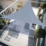 Sept - voile d'ombrage triangulaire 3x3x3m, pes imperméable matériel indéchirable toile ombrage, voiles ... Sept - voile d'ombrage triangulaire 3x3x3m, pes imperméable matériel indéchirable toile ombrage, voiles ...