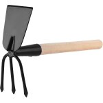 Serfouette fourche et panne droite mini houe râteau en métal et manche en bois gd - 0007 (bineuse à mauvaises ... Serfouette fourche et panne droite mini houe râteau en métal et manche en bois gd - 0007 (bineuse à mauvaises ...