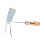 Serfouette panne et fourche � fleurs manche bois