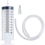 Seringue de jardin en plastique sterile et scellee individuellement de 500 ml avec tube pour peinture ...