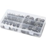 Serre - c�ble isol� avec coussin en caoutchouc, 52 pi�ces, serre - joint m�tallique en acier inoxydable, ...