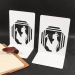 Serre - livres a profil fminin classique chinois, ancienne dame chinoise, rangement de livres en mtal, ...