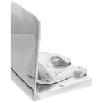 Serre - livres vidaxl 2 pcs argent 12x15x18 cm aluminium chien