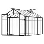Serre en polycarbonate - duoku - 8 x 12 pi - serre extrieure - avec fonctionnalits utiles pour le jardin ...
