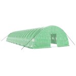 Serre tente abri plante fleur l�gumes avec cadre en acier 108 m 18 x 6 x 2, 85 m vert helloshop26 02 ...