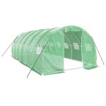 Serre tente abri plante fleur l�gumes avec cadre en acier 18 m 6 x 3 x 2 m vert helloshop26 02 0044554 ...