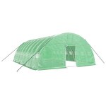 Serre tente abri plante fleur légumes avec cadre en acier 48 m 8 x 6 x 2, 85 m vert helloshop26 02 0044602 ... Serre tente abri plante fleur légumes avec cadre en acier 48 m 8 x 6 x 2, 85 m vert helloshop26 02 0044602 ...