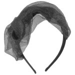 Serre - tte bibi en gaze pour femme, accessoire de fte, cosplay, festival