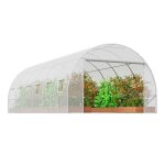 Serre tunnel - duoku - serre � film - 5, 8 x 2, 8 x 2, 0 m - serre tunnel pour plantes - avec cadre en ...