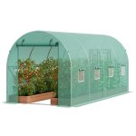 Serre tunnel jardin - vevor - 445x194x192 cm - tente abri plantes avec cadre en acier galvanisé - extérieur ... Serre tunnel jardin - vevor - 445x194x192 cm - tente abri plantes avec cadre en acier galvanisé - extérieur ...