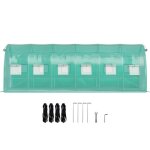 Serre tunnel de plain - pied - duoku - serre chaude portable - 20x10x7ft - pour plantes - avec cerceaux ...