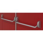 Serrure antipanique - barre 1 point - p�ne lat�ral r�versible - blanc fapim