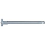Serrure antipanique idea push 1 point non coupe - feu longueur 840 mm - gris m�tallis� iseo city