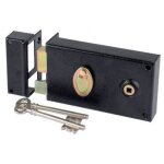 Serrure en applique horizontale - 4 gorges - � fouillot - gauche - 741 metalux