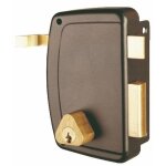 Serrure en applique verticale - � tirage - � cylindre - g - match jpm