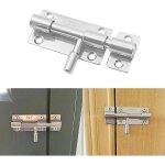 Serrure de cabine ou cadenas en acier inoxydable 304 - loquet de verrouillage cadenas loquet de portail ...