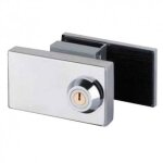 Serrure cbm 2002 porte en cristal cl� plate