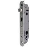 Serrure a encastrer a crochet pour profil de 40mm inox fortylock
