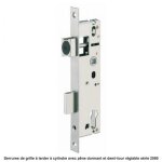 Serrure de grille a larder - axe 37 mm assa abloy