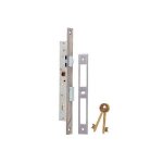 Serrure � larder � cl� � gorge - � p�ne dormant - axe 21 mm - s�rie 2 metalux
