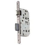 Serrure � larder � condamnation - axe 50 mm - inox - par 10 - d453 vachette