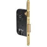 Serrure � larder � cylindre - axe 50 mm - t�ti�re laitonn�e - multibat jpm