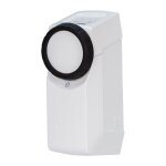 Serrure �lectronique cfa3100 s app / code / doigt scan / bouton poussoir blanc abus