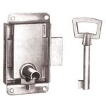 Serrure  patte ln 30cl zing - vachette - 11220000