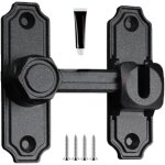 Serrure de porte accessoires pour serrures et loquets, accessoire robuste pour portails, tiroirs et meubles ...