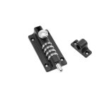 Serrure de porte code, serrure de porte recodable a 4 roues serrure a combinaison sans cl rsistante ...