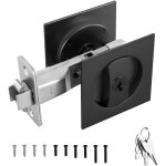 Serrure de porte coulissante a galandage, serrure de porte coulissante a cavité, avec indicateurs de ... Serrure de porte coulissante a galandage, serrure de porte coulissante a cavité, avec indicateurs de ...