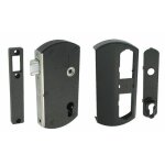 Serrure pour portillon bois / pvc / alu - à pêne demi - tour - modulox - blanc tirard Serrure pour portillon bois / pvc / alu - à pêne demi - tour - modulox - blanc tirard