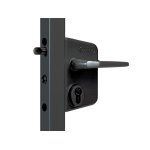 Serrure ral 9005 noir locinox - portail battant béquille + cylindre - profil 30 à 50 - lakq3030 u2l Serrure ral 9005 noir locinox - portail battant béquille + cylindre - profil 30 à 50 - lakq3030 u2l