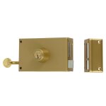 Serrure en applique horizontale � fouillot - � cylindre - d - vega jpm