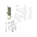 Serrure tesa 2030 - hl / 50