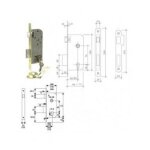 Serrure tesa 2030 - hl / 60