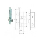 Serrure tesa 2200 - hz / 15 Serrure tesa 2200 - hz / 15