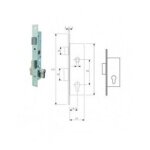 Serrure tesa 2201 - hz / 15