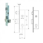 Serrure tesa 2206 - hz / 15