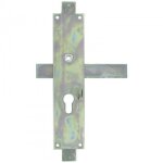 Serrure de volet - 3 points - p�nes droits - zingu� - droit - ce tirard