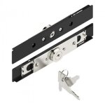 Serrure volet roulant cylindre entrou - 1 pivot - 7 � 9 - brun - aa40 tirard