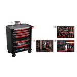 Servante d'atelier 6 tiroirs kstools 824. 6134f equipee de 264 outils