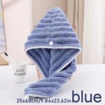 Serviette en fibres ultra fines enveloppée et epaissie, bonnet pour cheveux secs pour femmes, foulard ... Serviette en fibres ultra fines enveloppée et epaissie, bonnet pour cheveux secs pour femmes, foulard ...