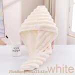 Serviette en fibres ultra fines enveloppe et epaissie, bonnet pour cheveux secs pour femmes, foulard ...