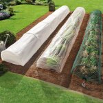 Set de 3 serres tunnel de forage accordon 4m
