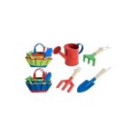 Set 5 outils de jardinage pour enfants - generique - douche, 2 rtaux, pelle et sac - blanc - garantie ...
